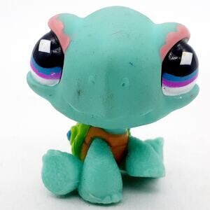 Littlest Pet Shop Turtle Mini Figure Green Hasbro LPS Toy Unboxed Collectible